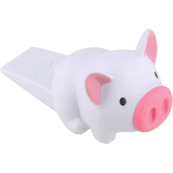 Pig Door Stopper Wedge Security Mouse Designed Cartoon Stop Door Bottom Protectorblack
