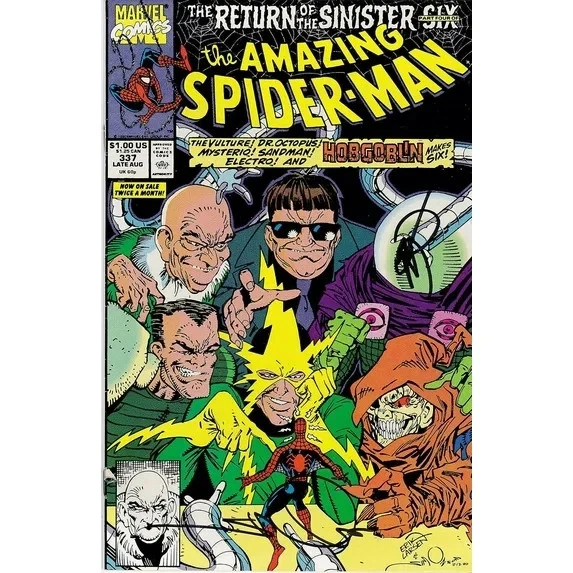 Amazing Spider-Man #337 Signed by Erik Larsen and Walt Simonson
