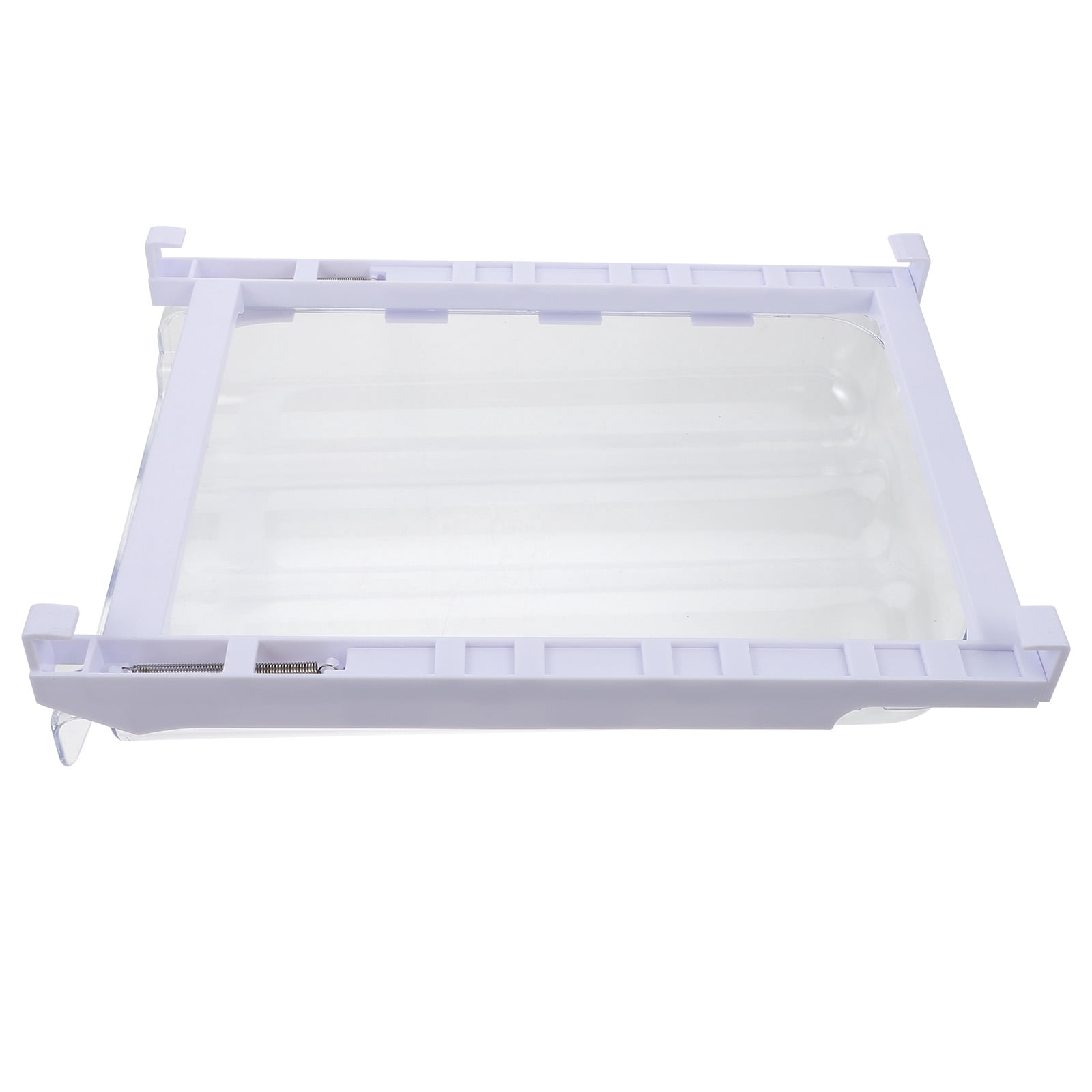 FOLOYORI Egg Storage Tray White for Refrigerator with Space Saving Drawer Design