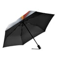 thumbnail image 2 of FORMRS Travel Umbrella Folding Auto Open Close Windproof Rain UV Protection, Abstract Wavy, 2 of 8