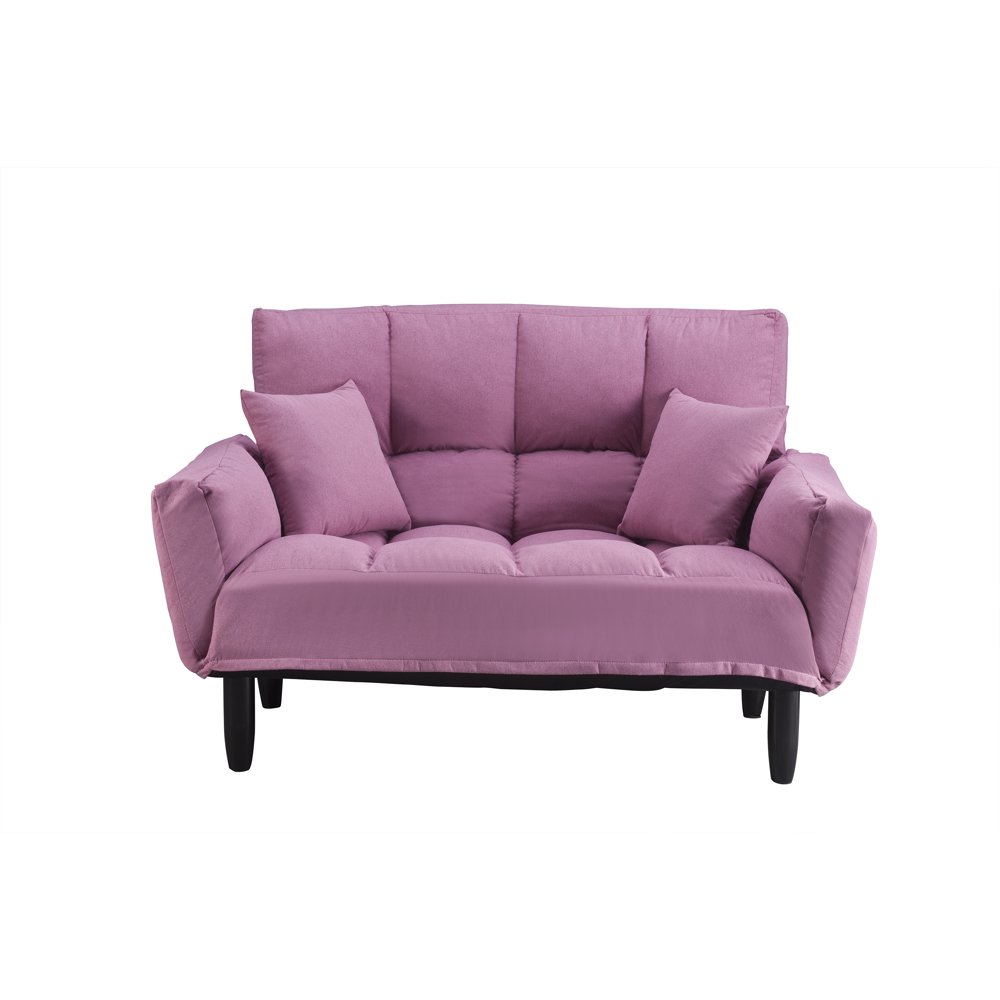 Small Sofa Fabric Sleeper Sofa Couch 2 Seater Upholstered Sofa Loveseat