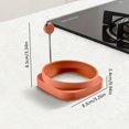 thumbnail image 3 of Juaoua Silicone Dual Shape Egg Rings,Egg Mold Double Sided Fryer for Round and Square Egg,Non-stick Integrated Egg Shaper,Reusable Breakfast Kitchen Gadget for Fried Eggs,Pancakes & Sandwiches, 3 of 7