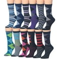 thumbnail image 5 of Tipi Toe Womens 12 Pairs Unique Colorful Patterned Novelty Socks For Women, 5 of 5