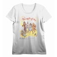 thumbnail image 4 of Wizard Of Oz Yellow Brick Road Vintage Shot Women's Vivid White Crew Neck Short Sleeve Crop Tee-Medium, 4 of 5