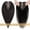 #1B Natural Black, variant on Benehair Clip In Hairpiece 100% Remy Real Human Hair Topper Hair Piece Wigs Handtied Lace Base For Woman Thin Hair Loss Top Piece 8cmx10cm Black