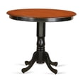 thumbnail image 3 of TRCH5-BLK-W 5 Pc counter height Dining room set - counter height Table and 4 Kitchen Chairs., 3 of 6