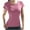 Womens Clothing Hot Pink, variant on Womens Quick Dry T-Shirts, Athletic Workout Tops for Women Summer Casual Slimming Fit Solid Color Crewneck Short Sleeve Shirts S-XL