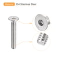 thumbnail image 4 of Unique Bargains 5/16-18x2' Flat Head Socket Cap Screws, 304 Stainless Steel Hex Socket Drive Fasteners Bolts 5Pack, 4 of 5