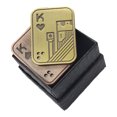 thumbnail image 2 of Metal descomprimir juguetes portátil EDC tarjeta de empuje de onda de sonido para escritorio de oficina (KK) Ehuebsd Para estrenar, 2 of 3