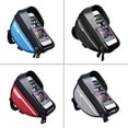 thumbnail image 2 of fastboy Bicycle Bag With Touch screen Bike Head Tube Handlebar Cell Mobile Phone Bag Grey 1Set, 2 of 6