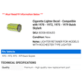 thumbnail image 2 of Cigarette Lighter Bezel - Compatible with 1970 - 1972, 1975 - 1979 Buick Skylark 1971 1976 1977 1978, 2 of 2