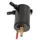 thumbnail image 2 of Recipiente de captura de aceite con deflector Tanque Depósito 2 entradas 1 salida con válvula de drenaje Negro, 2 of 8