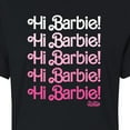 thumbnail image 3 of Barbie The Movie - Hi Barbie Stacked - Juniors Cropped Cotton Blend T-Shirt, 3 of 5