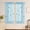 Blue#3, variant on Sheer Curtain Valance with Butterfly Brooch - Light Filtering Window Treatment for Kitchen Living Room Bedroom - Polyester Decorative Short Curtains for Home Party or Everyday Decoration 1 Panel