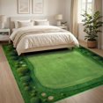 thumbnail image 3 of ODIKA 8'x10' Golf Course Hole Holes Design Theme Green Washable Area Rug Non-Shedding, Easy Care, for King Size Bedroom Under Bed, Master Suite, 3 of 7