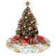 thumbnail image 4 of Falda para árbol de Navidad de Winnie The Pooh, suave y divertida, decoración navideña navideña de granja de 30", 4 of 4