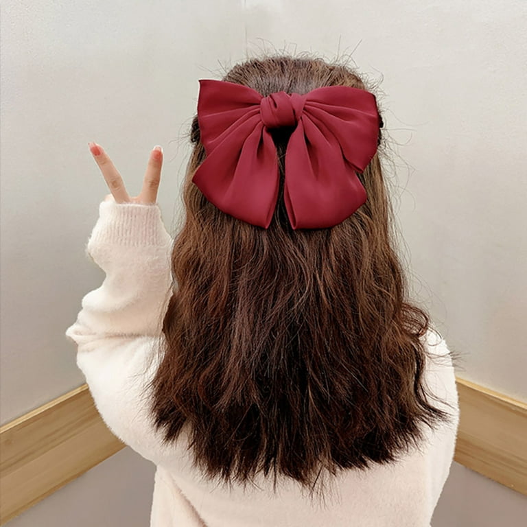 Meidiya Bow Hair Tie Velvet Hair Ribbon Elastics Hair Scrunchies