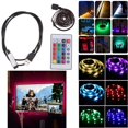 thumbnail image 2 of tirarere de lámpara LED De 2 Piezas, Luces De Atmósfera Interior De Coche RGB LED, tirarere LED Para TV De Coche Inicio CUTICAT Cambio de color de la tira de luz LED, 2 of 8