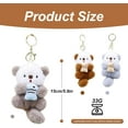 thumbnail image 5 of Cute Otter Plush Keychain Charm for Bags & Backpacks – 2025 New Soft Stuffed Animal Bag Charm, Adorable Key Ring Gift for Otter Lovers, 5 of 6