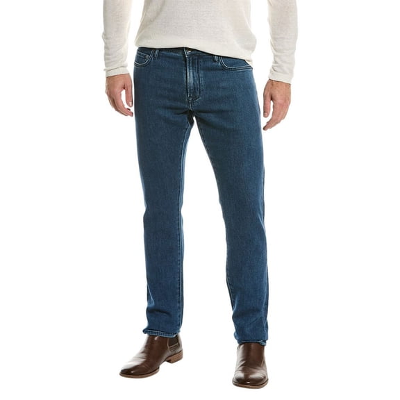 John Varvatos mens Oiled Blue Slim Fit Jean, 38