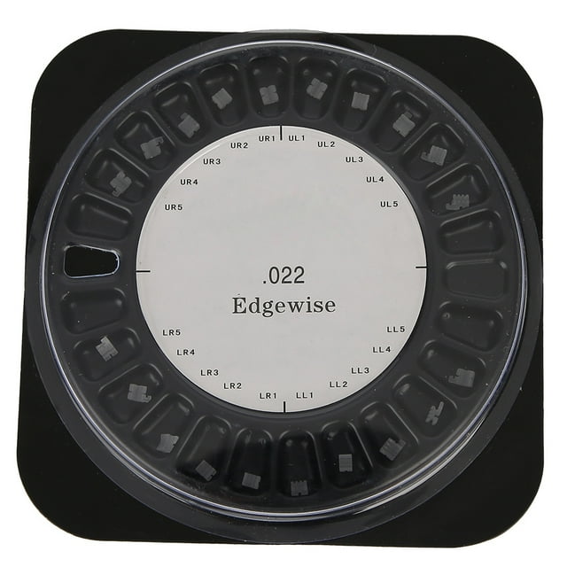 20 soportes de ortodoncia dentales de cerámica para corrección dental, 345 ganchos