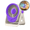 Purple, variant on Mini Desktop Fan with Adjustable Speed, Quiet Plug-in Table Fan for Home, Office, Bedroom, Living Room & Workspace, Space-Saving Design