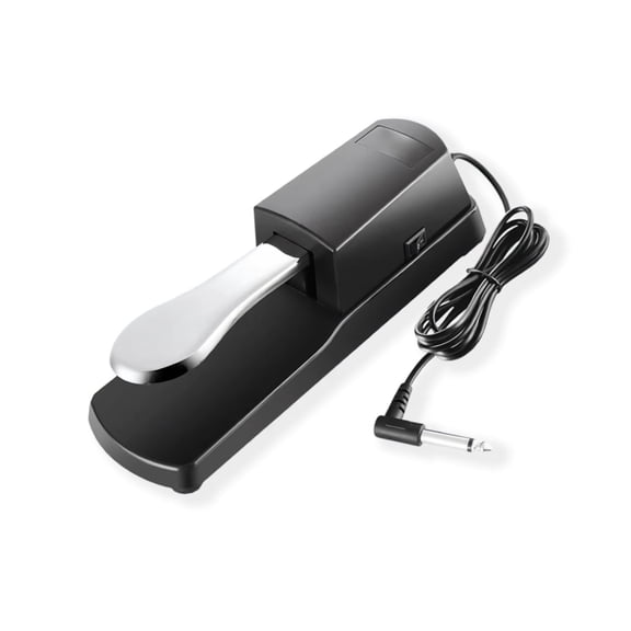 RYLZX Sustain Pedal for Keyboard Universal, Premium Sustain Pedal, Piano Pedal for Keyboard with Polarity Switch for MIDI Keyboards , Digital Pianos