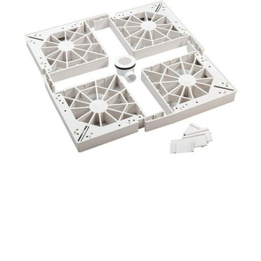 Mustee, E. L. 86.500 Durastall Extended Base Kit, White