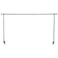 thumbnail image 3 of NUAHRHY Over The Table Rod Stand with Clamps Adjustable Height 48" Width 31"-98" Table Arch Hanging for Wedding Birthday Party Halloween Christmas Black, 3 of 9