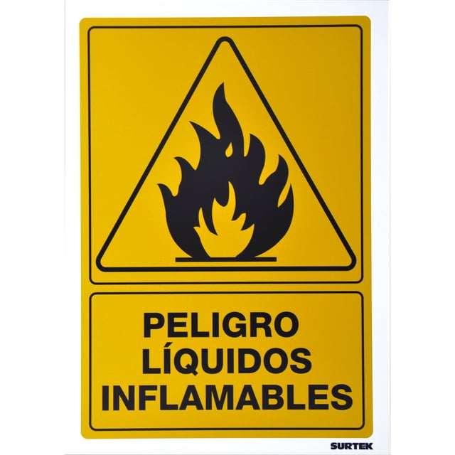 Señal "Líquidos Inflamables" SURTEK SES32