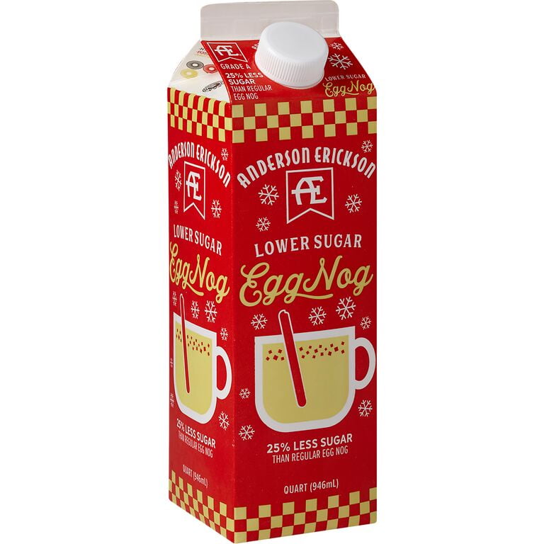 Anderson Erickson Low Sugar Eggnog 1 Quart Walmart Com