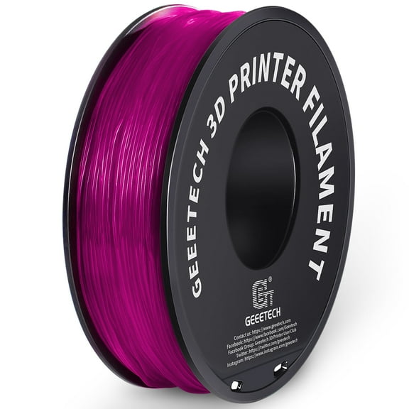Geeetech TPU Filament 1.75mm 3D Printer Consumables , 1kg Spool (2.2 lbs.), Dimensional Accuracy /- 0.03 mm pink