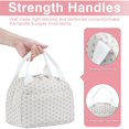 thumbnail image 4 of Lunch Bag - Insulated Lunch Box for Women, Reusable Large Capacity Cooler Bag for Adult, Small Leakproof Cute Corduroy Lunch Tote for Work Office Travel Picnic, 4 of 6