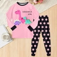 thumbnail image 2 of Nwiuh Girls Pajamas Sets Toddler Girls Cotton Pjs Sleepwear Sets (Pink, 6-7 Years), 2 of 8