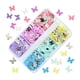 thumbnail image 1 of Purpurina de uñas de mariposa Kawaii, lentejuelas 3D, iridiscencia, espejo brillante colorido, escamas de encanto, arte de uñas de verano, suministros decorativos DIY, 1 of 3