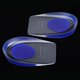 thumbnail image 3 of Gel de silicona plantillas ortopédicas Valgus Varus corrector talón almohadillas de corrección de pie plano PadsBlue y blanco transparente, 3 of 8