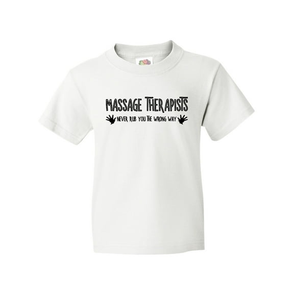Inktastic Massage Therapists Hands Rub Youth T-Shirt