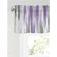 thumbnail image 6 of Valances for Windows Abstract Grey Rod Pocket Cafe Window Treatments Valance Curtains for Kitchen Bathroom Laundry Basement Windows 56"x16", 6 of 9
