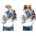 thumbnail image 2 of Chaos World Men's Novelty Hoodie Long Sleeves 3D Funny Graphic Print Sweatshirt Pullover, 2 of 9