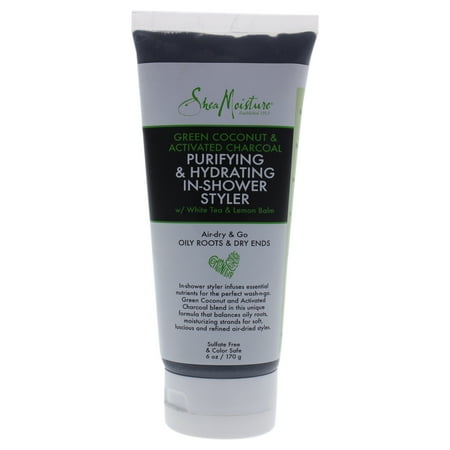 Shea Moisture Green Coconut Charcoal Purifying Duo Moisture Cleanser 9 Oz