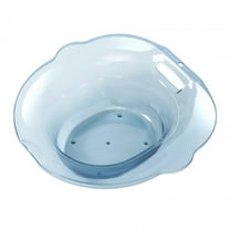 Sitz Bath Basin for Toilet Wider Seating Area Hip Bath for Elderly Women Men Blue