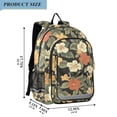 thumbnail image 2 of ALAZA Elegant Tropical Floral-h2 Laptop Backpack Purse Travel Bag Casual School Bookbag Rucksack for Women Men, 2 of 6