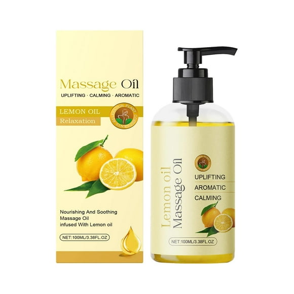 body oil Lemon Body Oil Massage Lubricates And Soothes 100ml Popular pick