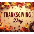 thumbnail image 4 of LUUFILx Thanksgiving Fall Banner Decorations with Pumpkins and Autumn Leaves for Party Supplies Thanksgiving Day Celebration Photography Props Background Backdrop, 4 of 8
