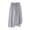 Light Ashy, variant on Teen Girls Baggy Pants Cotton Straight Wide Leg Elastic Waist Trousers Drawstring Casual Summer Solid Pants (Light Violet, 8-9 Years)
