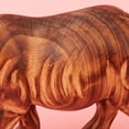 thumbnail image 3 of Seared Wood Large Rhino Sculpture, 3 of 4