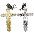 thumbnail image 4 of Accesorios de juguete con forma de cruz de iglesia, accesorios de decoración con forma de cruz de oro y plata galvanizada para Halloween, 4 of 5
