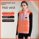 thumbnail image 4 of Chaleco calefactor inteligente Chaleco calefactor cálido para mujer Chaleco calefactor eléctrico de algodón de moda para hombre Ropa calefactora para pareja con clip para caballo, 4 of 5