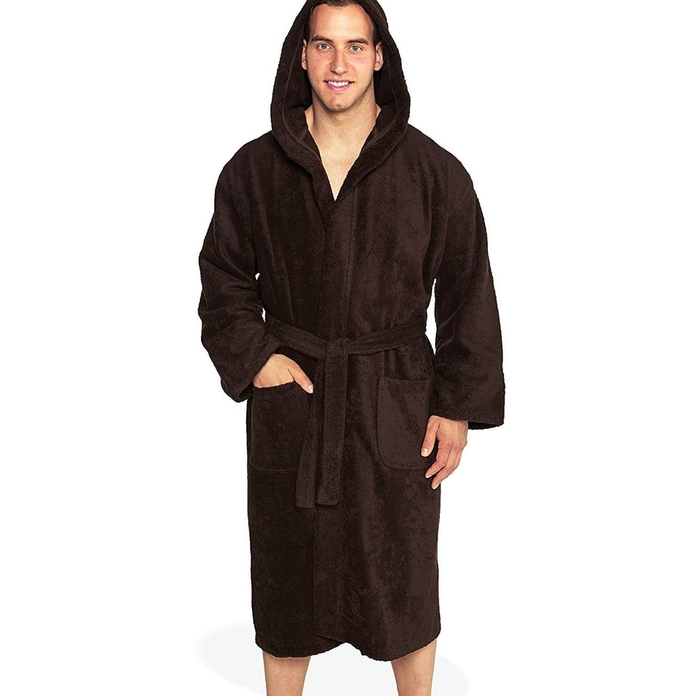 Turkishtowels Hooded Terry Bathrobe Unisex, 100 Combed Pure Turkish