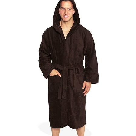 Hooded Terry Bathrobe Unisex, 100% Combed Pure Turkish Cotton, Made in Turkey …